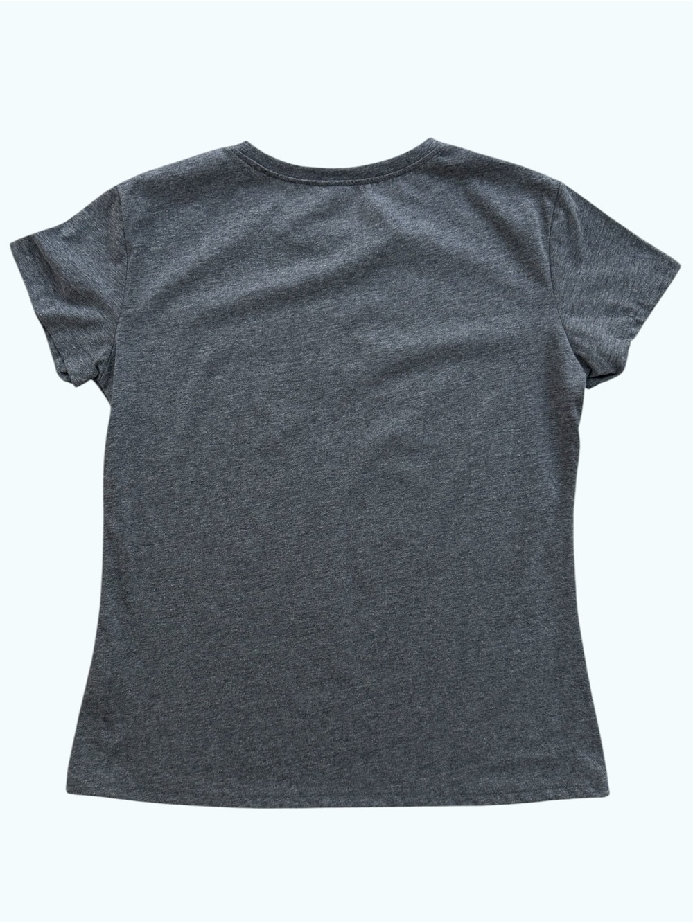 Faith OVER Fear Christian Cross Dark Gray Short Sleeve Graphic Tee Women’s XL - Picture 3 of 6